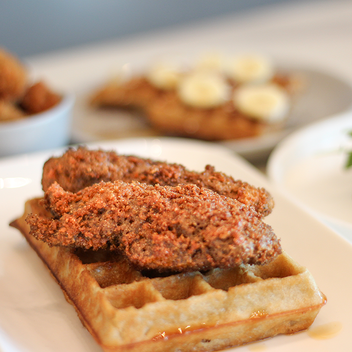 Regular Vegan Chicken & Waffles