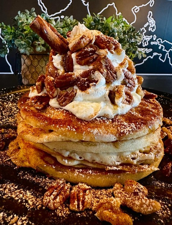 Cinnamon Roll Pancakes