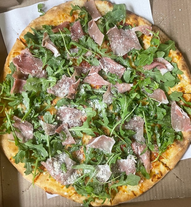 12" Prosciutto and Arugula Pizza
