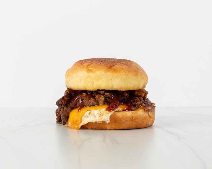 Spicy brisket sandwich