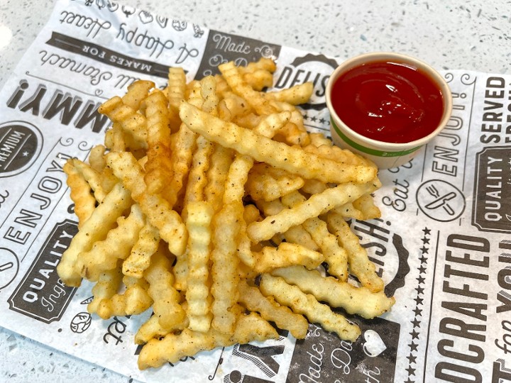 Side Crinkle Cut French Fries