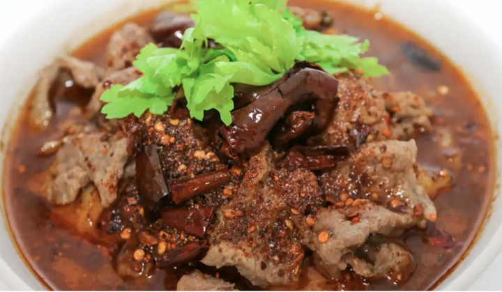 ( Sliced Beef ) with Hot Chili Oil