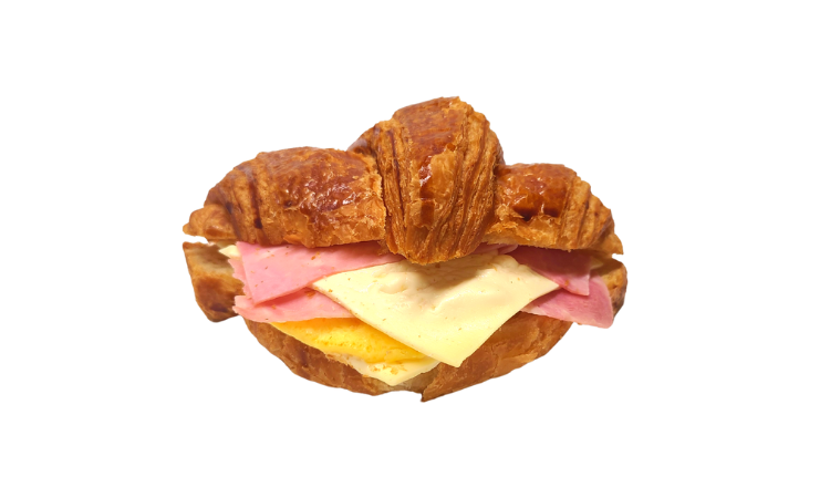 Ham, Egg & Cheese Croissant Sandwich