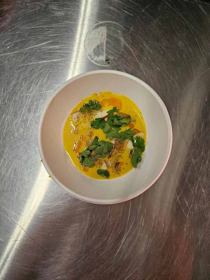 Smoked Kabocha Squash Soup
