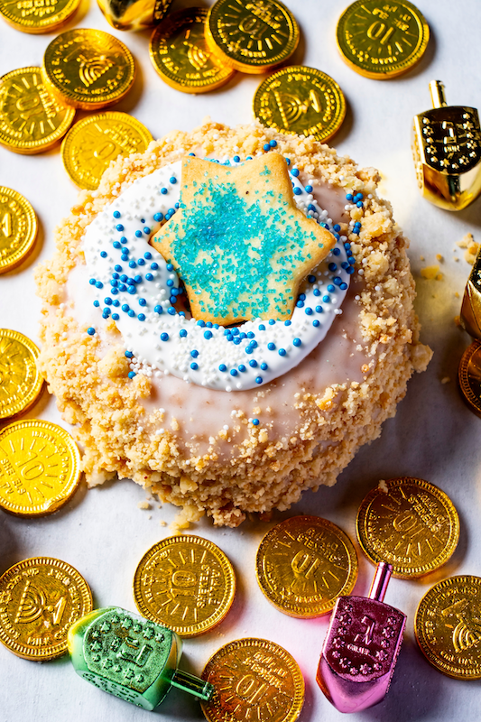 Hanukkah Cookie Doughnut