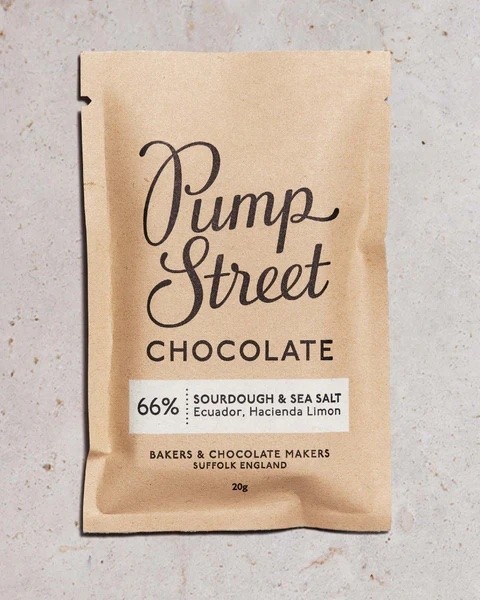Pump Street Chocolate (Mini) Sourdough & Sea Salt 66%