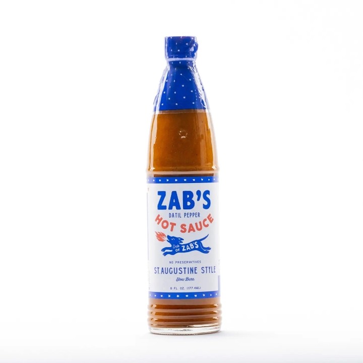 Zab's Hot Sauce - St Augustine (BLUE)