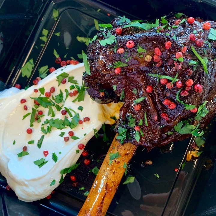 Pomegranate Braised Lamb Shank