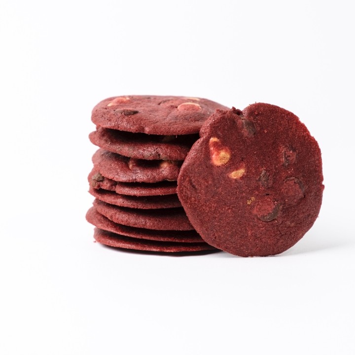 Thin & Crispy Red Velvet Cookie Jar