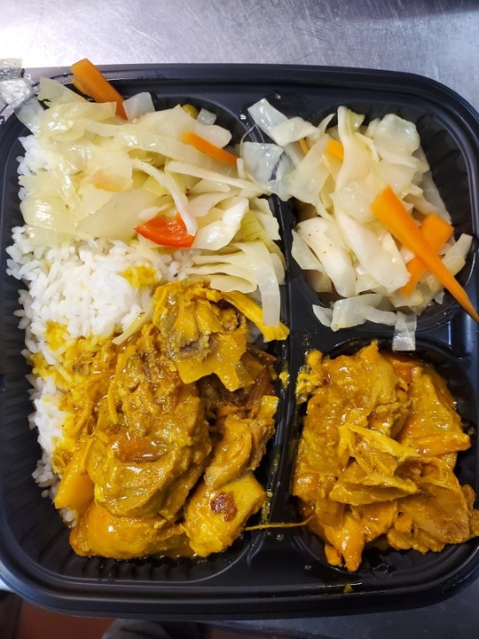 Curry chicken Platter
