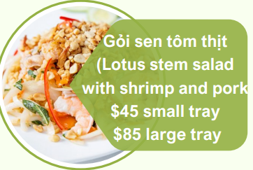 Gỏi sen tôm thịt Small Tray (Lotus stem salad with shrimp and pork)
