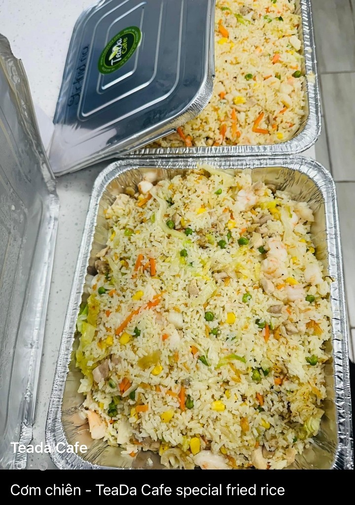 Teada's Special Fry Rice (Scallop, Shrimp, Egg, Chicken, Rice and Vegetable)