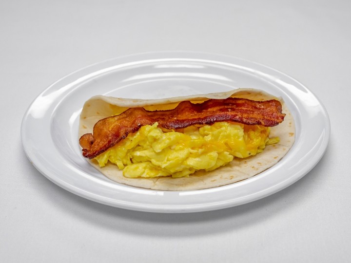 Bacon Egg and Cheese Taco