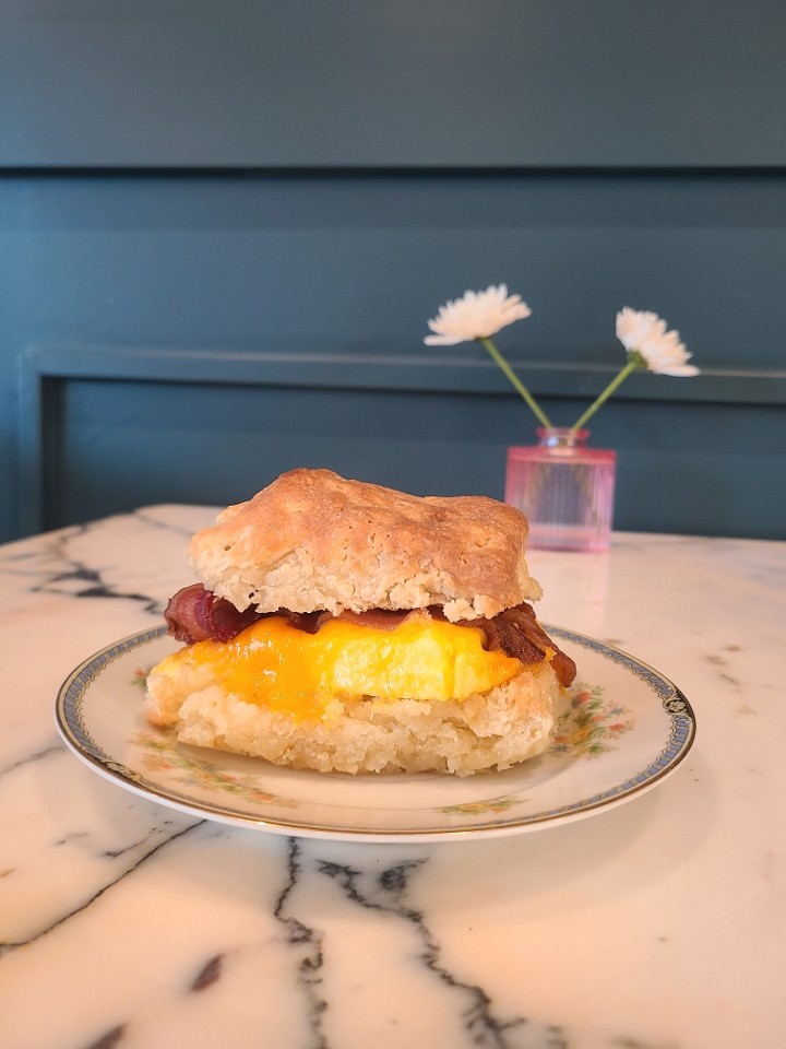 Bacon, Egg, and Cheese Breakfast Sandwich--Available 9 AM - Noon