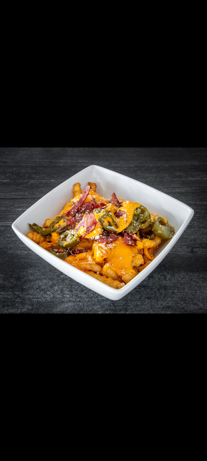 Jalapeno bacon cheese fries