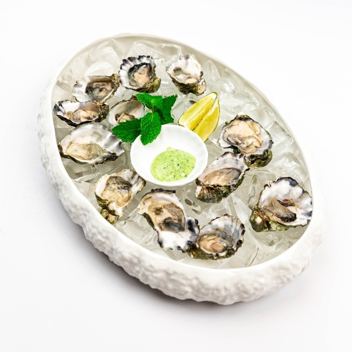O1. HÀU SỐNG - OYSTER LIVE	(6) Kumamoto Oysters