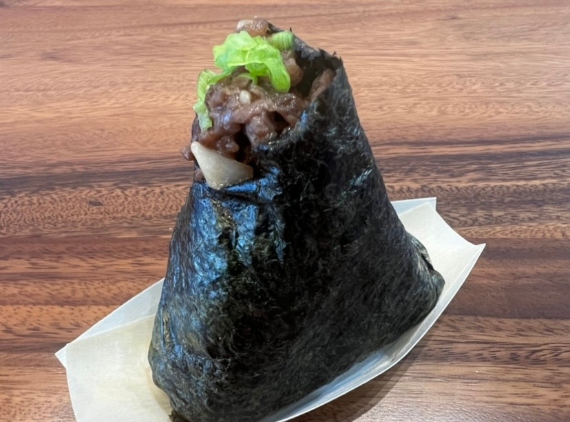 Beef Sukiyaki Onigiri