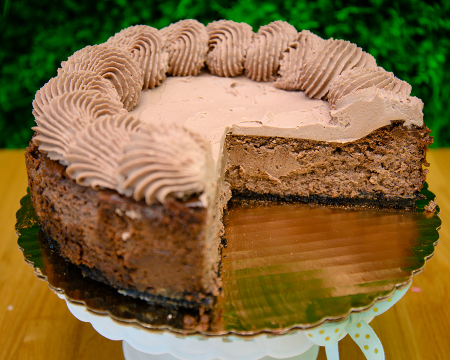 Cookies & Cream Ricotta Cheesecake Slice
