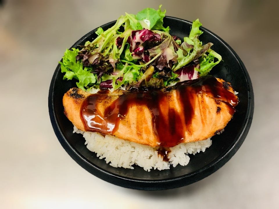 Salmon Teriyaki Dinner