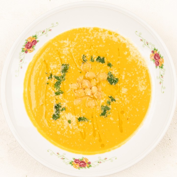 pumpkin soup (gf)(v)