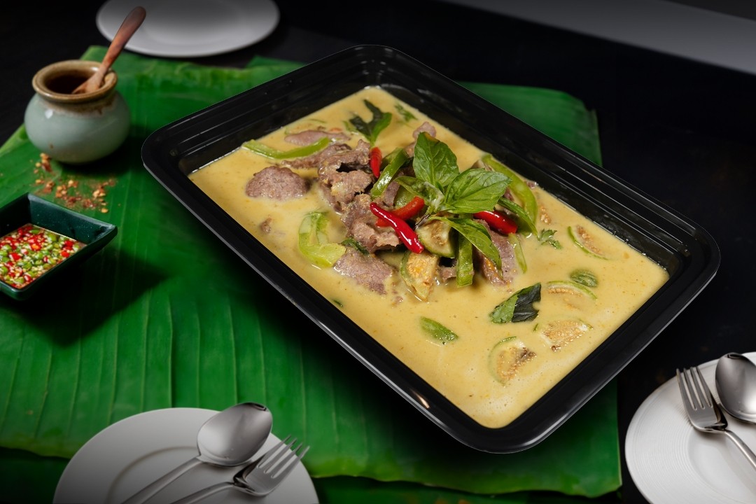 Party Size - Green Curry with Jasmine Rice