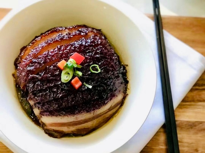 Braised Pork Belly w/ Dried Pickle 梅菜扣肉