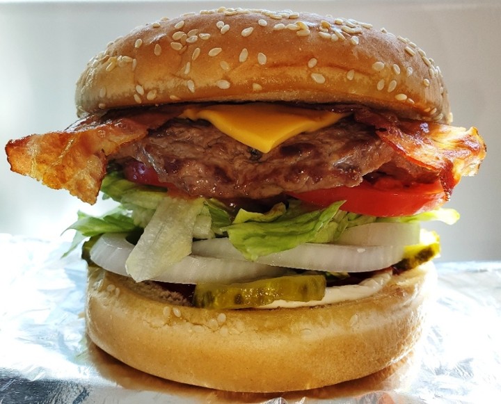 #1 6oz. Deluxe Burger Combo