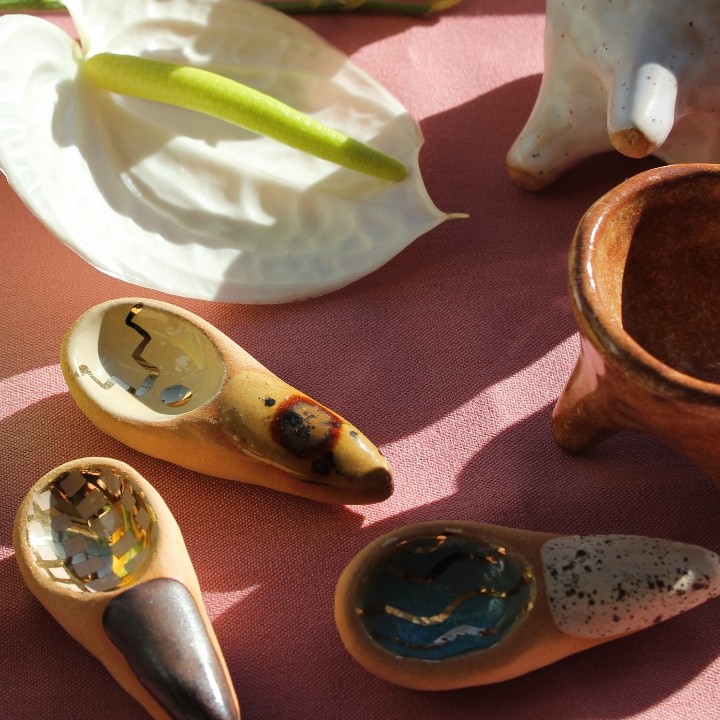Curious Clay Ceramic Spoon