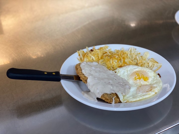 COUNTRY FRIED STEAK & EGGS