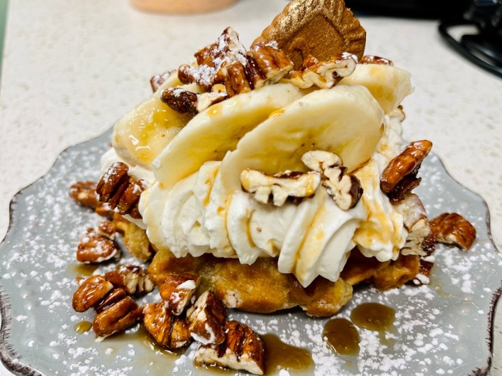 Banana Nut Cookie Butter Waffle