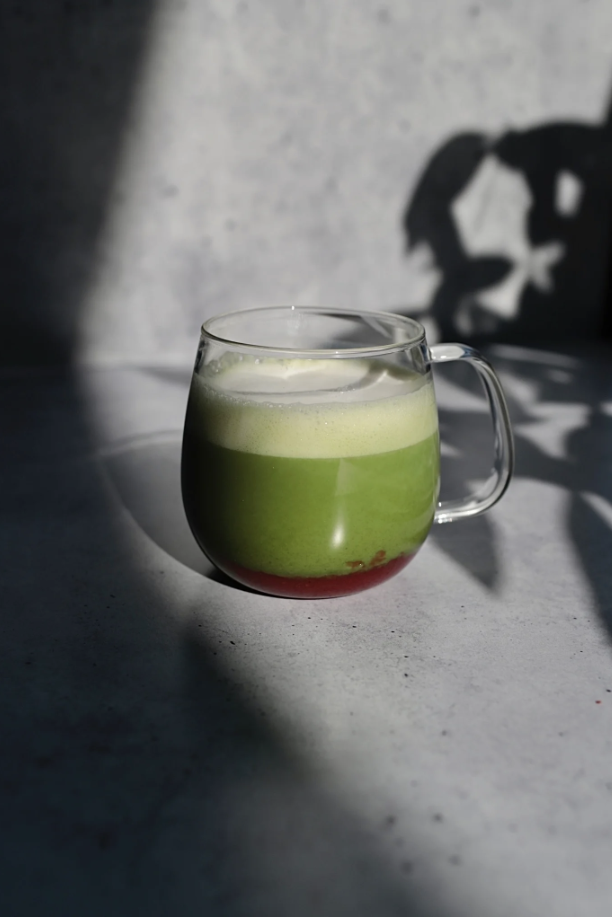 Uji Strawberry Matcha latte