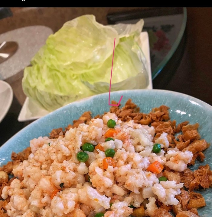 生菜蝦鬆(全) Crunchy Shrimp Lettuce Wrap Full