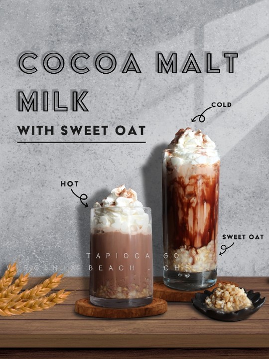 Cocoa Malt Milk w/sweet oat