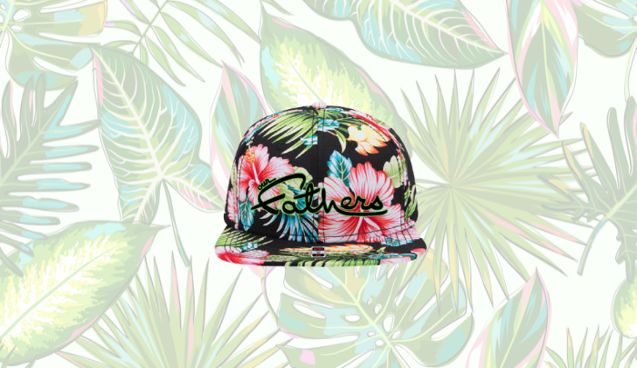 OF HAT- BLACK LOGO
