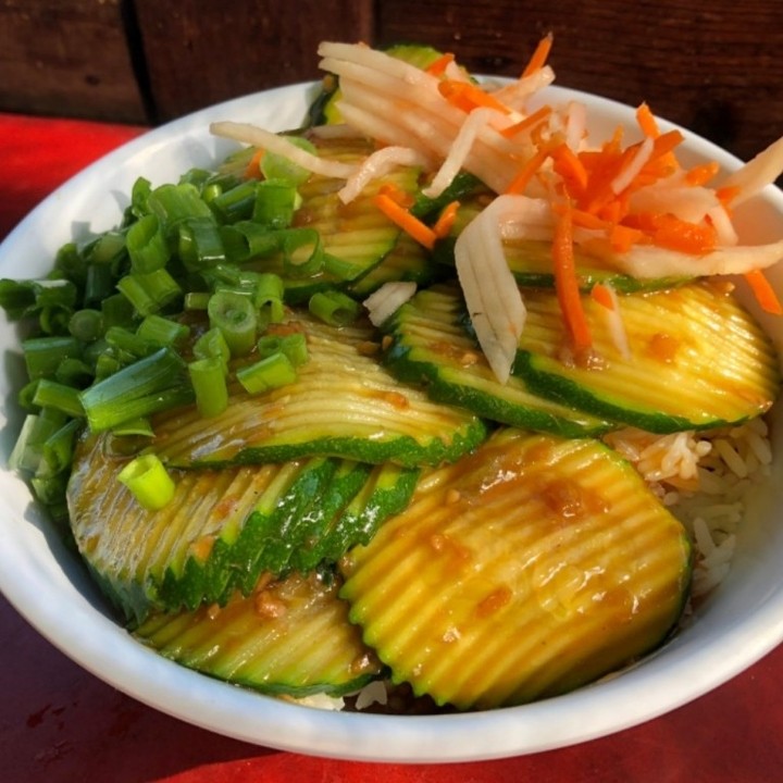 Teriyaki Zucchini Rice Bowl