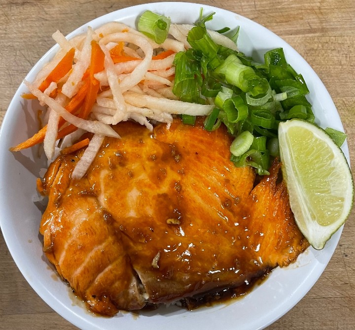 Salmon Teriyaki Rice Bowl