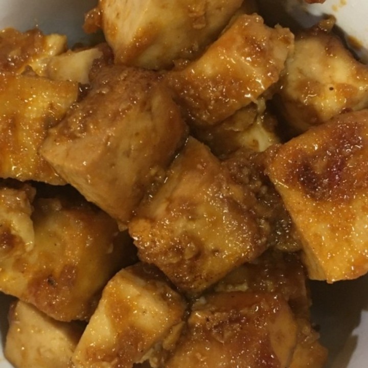 Organic Spicy Garlic Tofu Topping