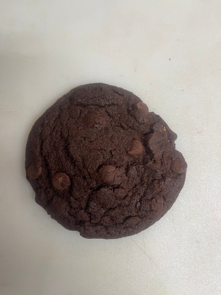 Vegan Dark Chocolate Fudge Cookie