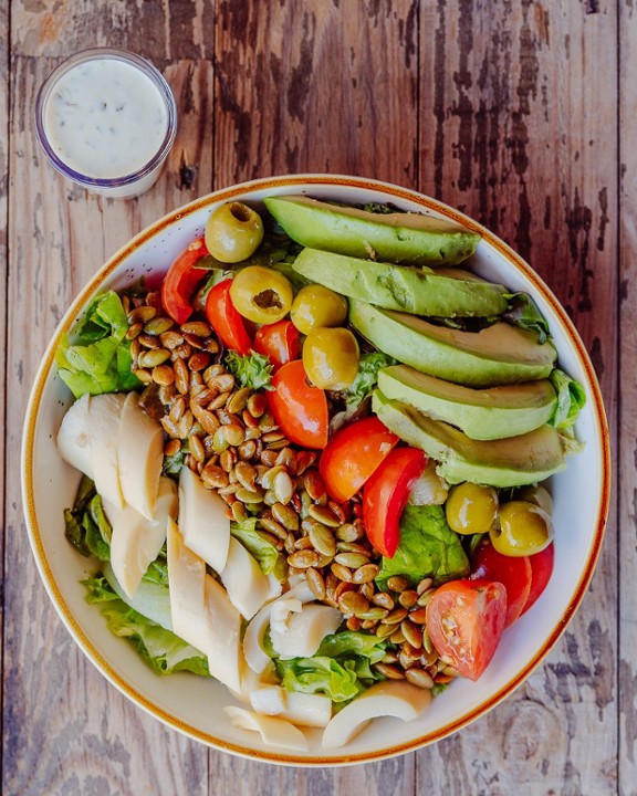 Tropical Salad with Shrimp Al Ajillo