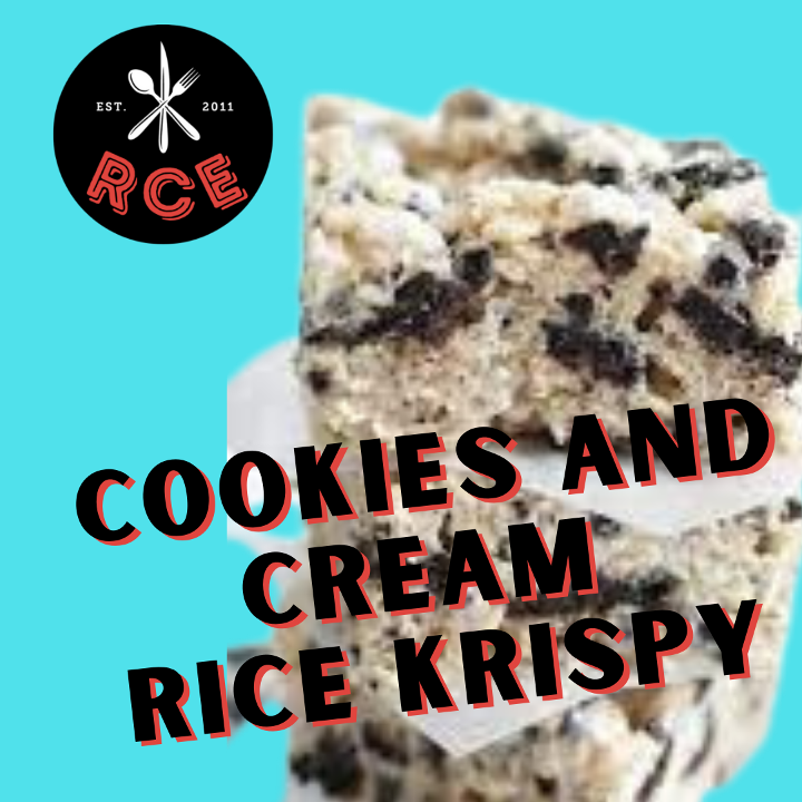 Cookies Cream Rice Krispy Bars
