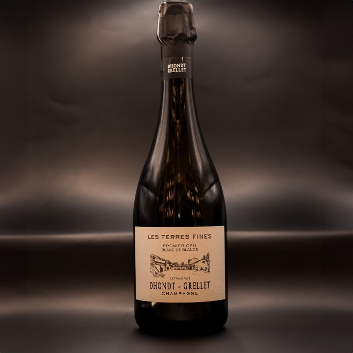 Dhondt Grellet, 'Les Terres Fines,' Cuis 1er Cru, Blanc de Blancs, Extra-Brut, Champagne, France