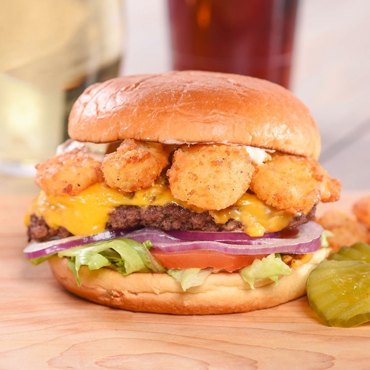 Cheese Curd Burger*