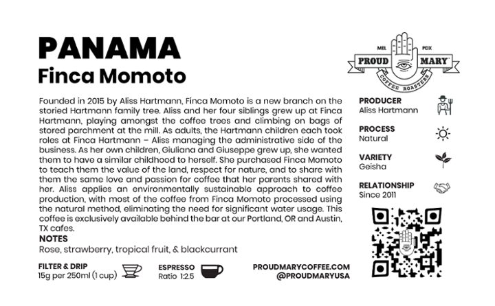 Geisha/Momoto/Natural/Panama