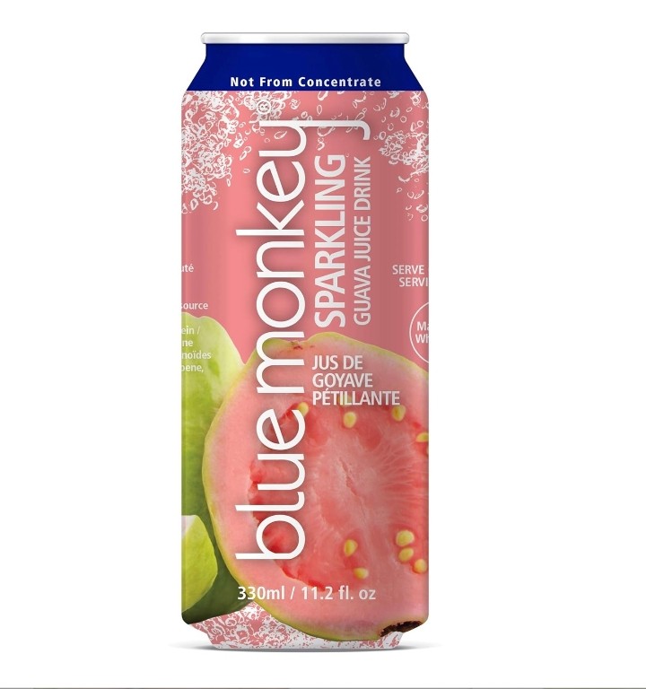 Blue Monkey Sparkling Guava Coconut Water