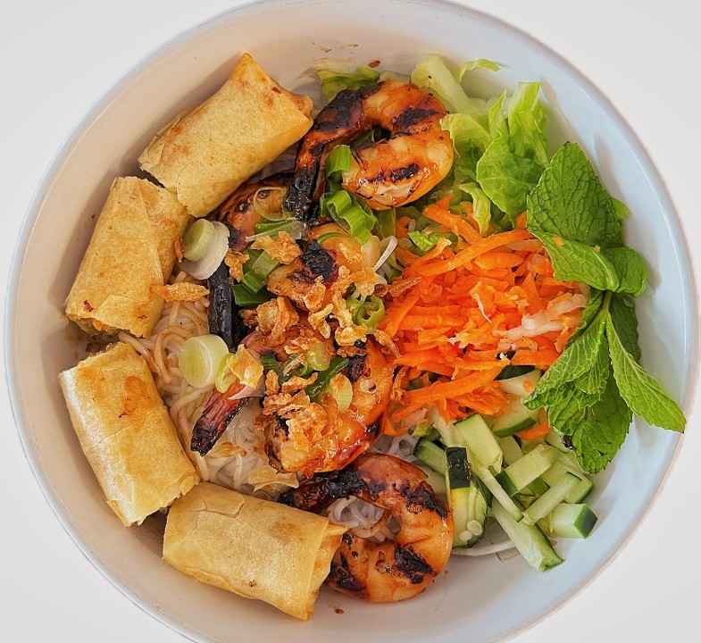 Bun Tom Cha Gio - Grilled Shrimp & Eggroll