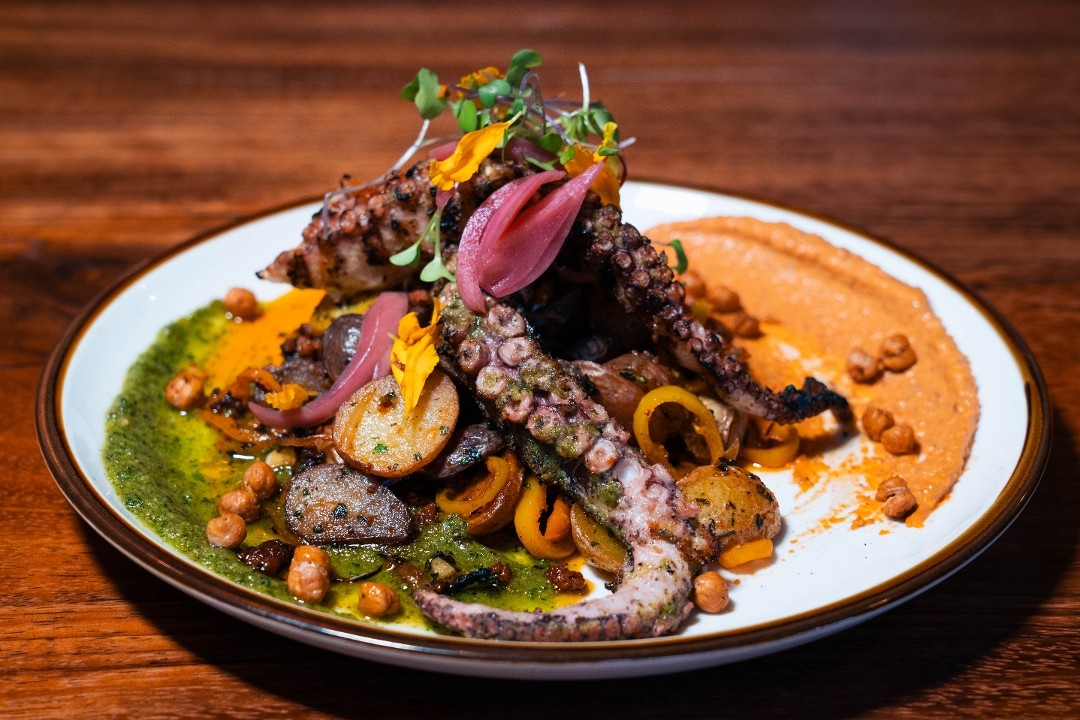 Charred octopus