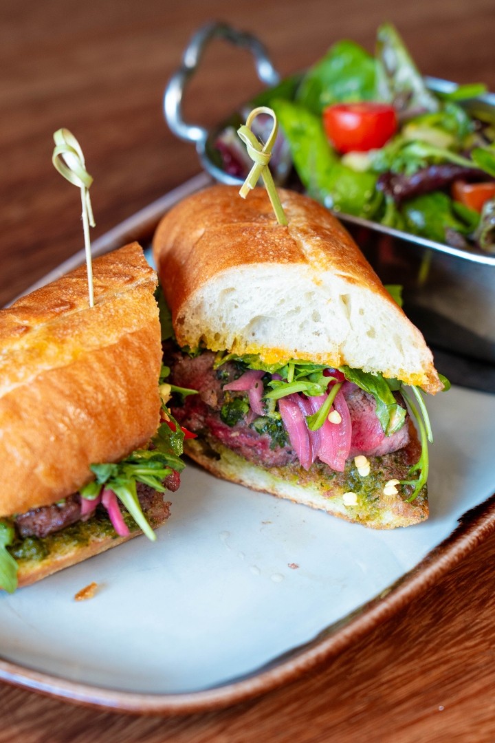 Steak + Chimichurri Sando