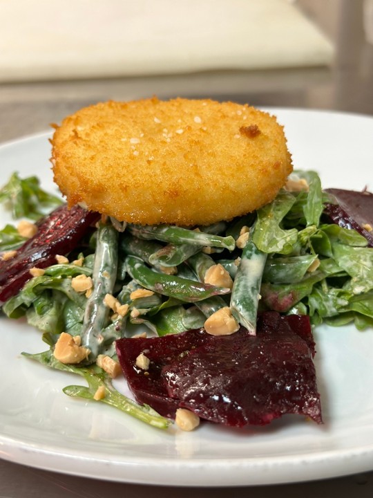 Roasted Beets and  Fried Goat Cheese
