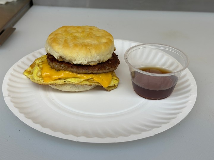 Sausage, egg, & cheese Biscuit