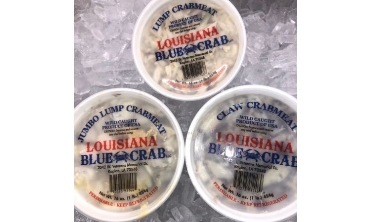 Fresh Lump/Backfin Crab Meat, Louisiana